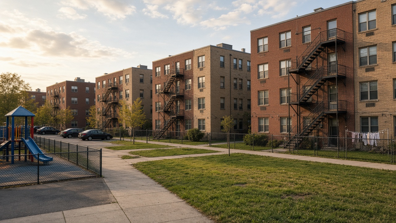 Multifamily community ready for unit turnovers