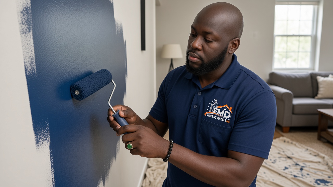 Interior painter in FMD work polo